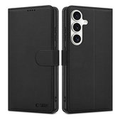 Case Wallet for Samsung S25 FE, black, Tech-Protect