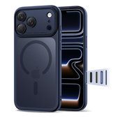 Case MagPeak MagSafe CC for iPhone 17 Pro, Matte Deep Blue, Tech-Protect