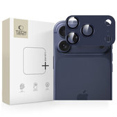 Camera lens protector Camfull Fit+ for iPhone 17 Pro Max, Deep Blue, Tech-Protect