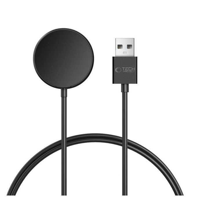 Cable MC03 Ultraboost Magnetic Charging USB Cable 100cm for Samsung Watch, black, Tech-Protect