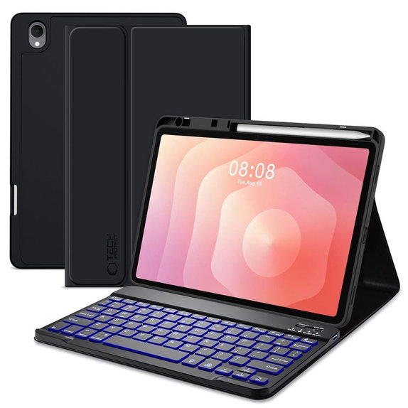 Case Sc Pen + Keyboard for Samsung Tab S11 11.0 X730 / X736B, black, Tech-Protect