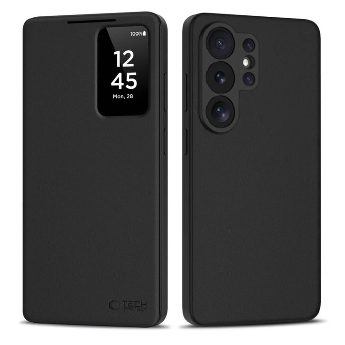 Case Smart Wallet for Samsung S26 Ultra, Matte Black, Tech-Protect