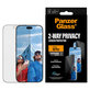 Tempered Glass UWF 2-Way Privacy with Applicator for iPhone 18 Pro, Black, PanzerGlass