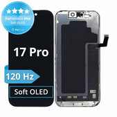 Display Soft OLED 120Hz for iPhone 17 Pro, Touch Screen with Frame, FixPremium PRO