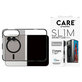 SL1M Smokey Case with Black MagSafe for iPhone Duo, PanzerGlass