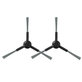 Side Brush, 2pcs, Black for Viomi Alpha 2 PRO, V5 PRO, V5