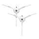 Side Brush, 2pcs, White for Roborock Qrevo MaxV, Pro, Plus, S