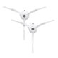 Side Brush, 2pcs, White for Roborock Qrevo MaxV, Pro, Plus, S