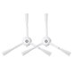 Side Brush, 2pcs, White for Roborock S8 MaxV Ultra, S8 Max Ultra