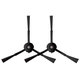 Side Brush, 2pcs, Black for Roborock S8 MaxV Ultra, S8 Max Ultra
