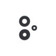 Rear camera lens glass (3pcs) for Xiaomi Redmi Note 13 Pro 4G