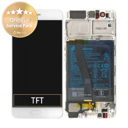 Huawei P10 - LCD Display + Touch Screen + Frame + Battery (Dazzling Gold) - 02351DJF Genuine Service Pack