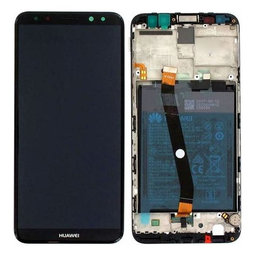 Huawei Mate 10 Lite RNE-L21 - LCD Display + Touch Screen + Frame + Battery (Graphite Black) - 02351QCY, 02351PYX Genuine Service Pack