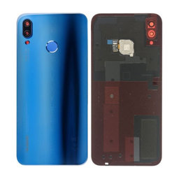 Huawei P20 Lite - Battery Cover + Fingerprint Sensor (Klein Blue) - 02351VTV, 02351VNU Genuine Service Pack