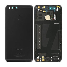 Huawei Honor 7X - Battery Cover + Fingerprint Sensor (Black) - 02351SDK, 02351SBM Genuine Service Pack