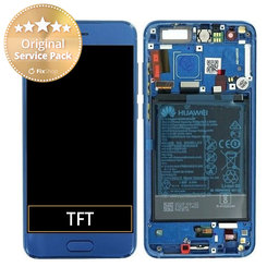 Huawei Honor 9 - LCD Display + Touch Screen + Frame + Battery (Sapphire Blue) - 02351LBV Genuine Service Pack