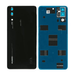Huawei P20 - Battery Cover (Black) - 02351WKV Genuine Service Pack
