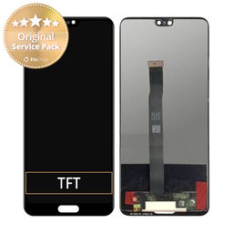 Huawei P20 - LCD Display + Touch Screen (Black) - 02351WKF Genuine Service Pack