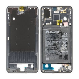 Huawei P20 - Middle Frame + Battery (Black) - 02351VTL, 02351WKJ Genuine Service Pack