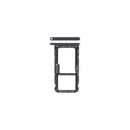 Huawei P20 Lite - SIM + SD Tray (Black) - 51661HKK