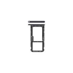 Huawei P20 Lite - SIM + SD Tray (Midnight Black) - 51661HKK Genuine Service Pack