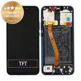 Huawei Mate 20 Lite - LCD Display + Touch Screen + Frame + Battery (Sapphire Blue) - 02352DKM, 02352GTT Genuine Service Pack