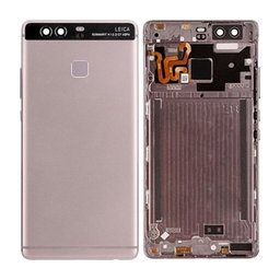 Huawei P9 - Battery Cover + Fingerprint Sensor (Gray) - 02350SQJ Genuine Service Pack