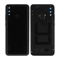 Huawei P Smart (2019) - Battery Cover + Fingerprint Sensor (Black) - 02352HTS Genuine Service Pack