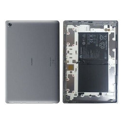 Huawei MediaPad M5 Lite 10.1 - Battery Cover + Battery (Space Gray) - 02352DUL Genuine Service Pack