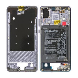 Huawei P20 - Middle Frame + Battery (Twilight) - 02351WMP Genuine Service Pack