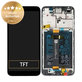 Huawei Y5p - LCD Display + Touch Screen + Frame + Battery (Black) - 02353RJP Genuine Service Pack