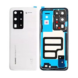 Huawei P40 Pro Plus - Battery Cover (White Ceramic) - 02353SKS Genuine Service Pack