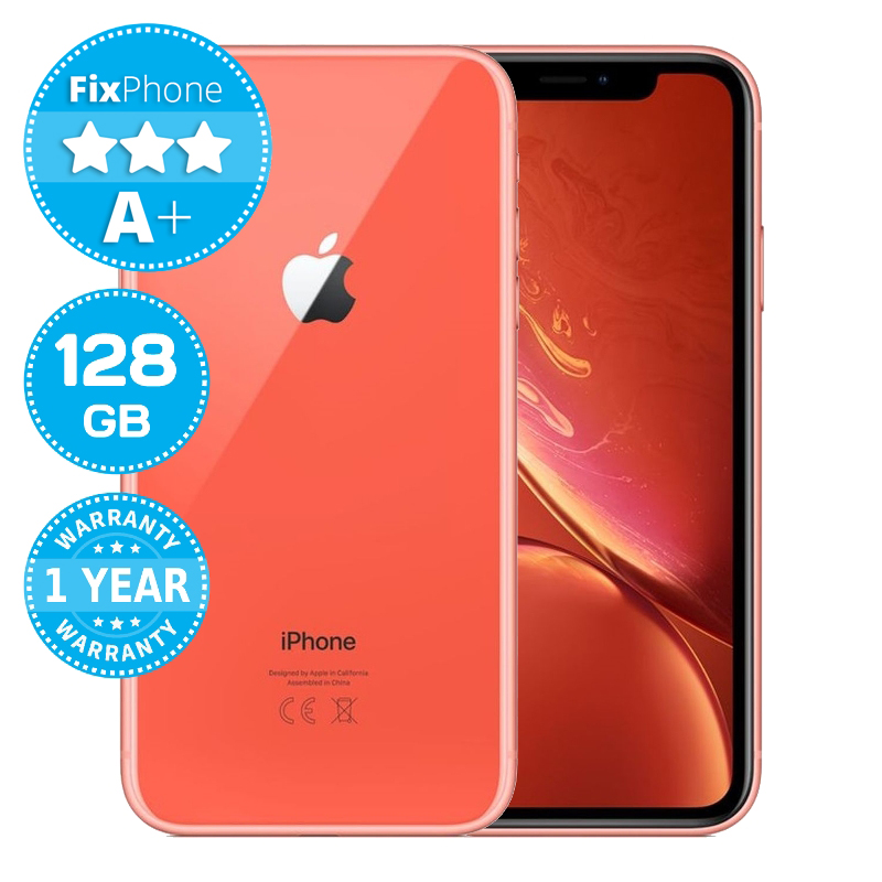 Apple iPhone XR Coral 128GB A+ Refurbished FixShop