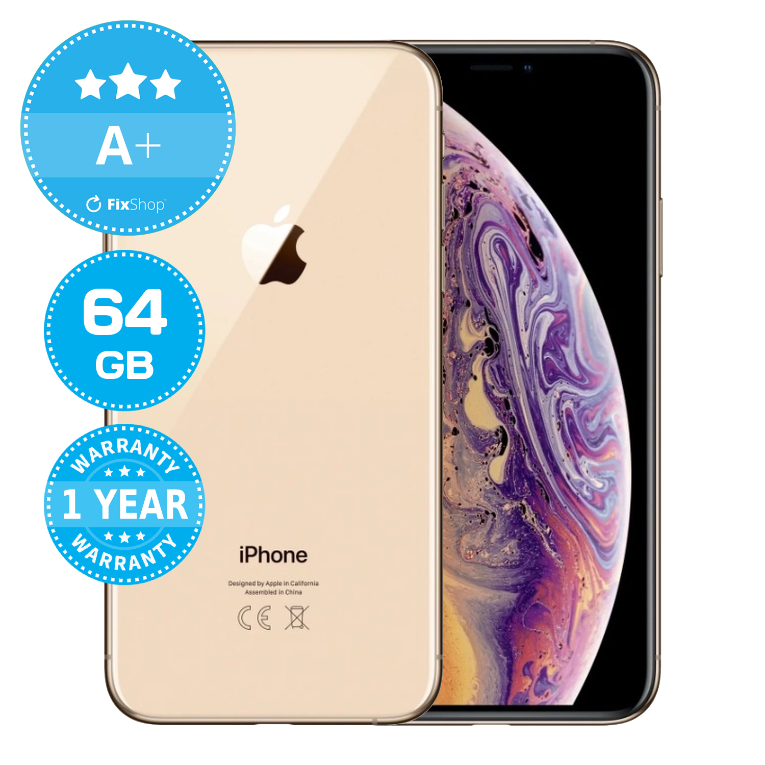 Apple iPhone Xs ピンクゴールド 64GB 美品
