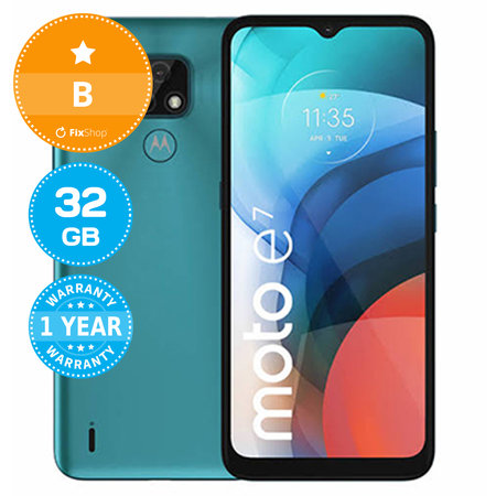 Motorola Moto E7 Aqua Blue 32GB B Refurbished
