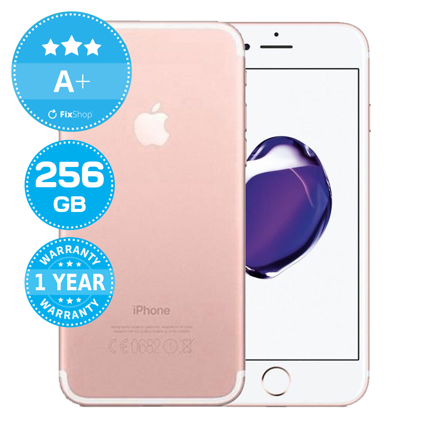Apple iPhone 7 Rose Gold 256GB A+ Refurbished | FixShop