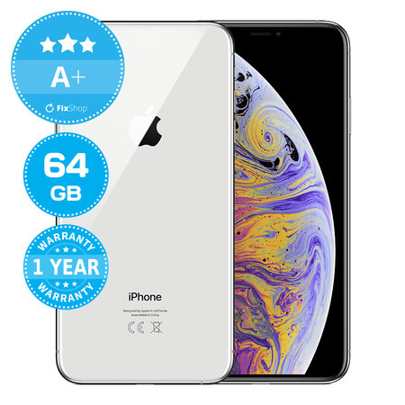 Apple iPhone XS Max Silver 64GB A+ Refurbished