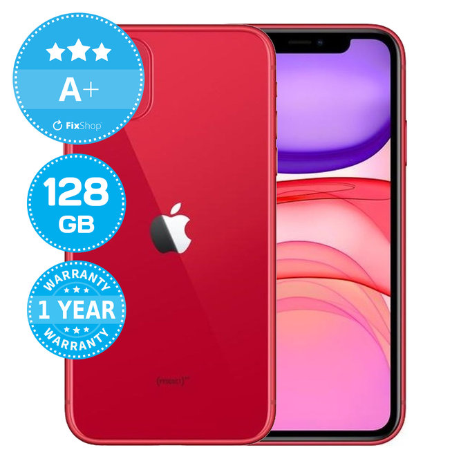 Apple iPhone 11 (PRODUCT)RED 128GB A+ Refurbished | FixShop 