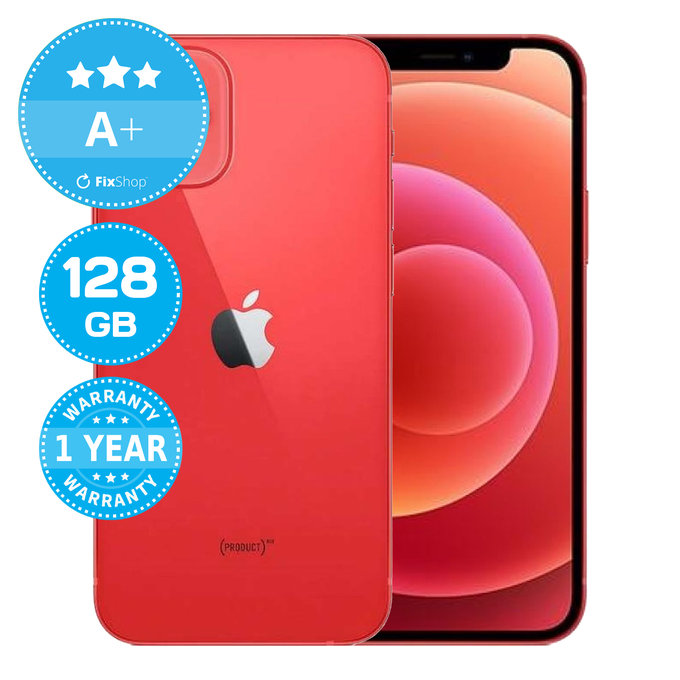Apple iPhone 12 Mini (PRODUCT)RED 128GB A+ Refurbished