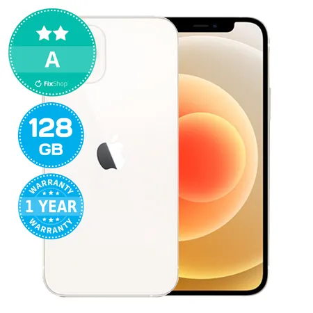 Apple iPhone 12 White 128GB A Refurbished