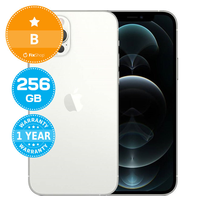 Apple iPhone 12 Pro Silver 256GB B Refurbished