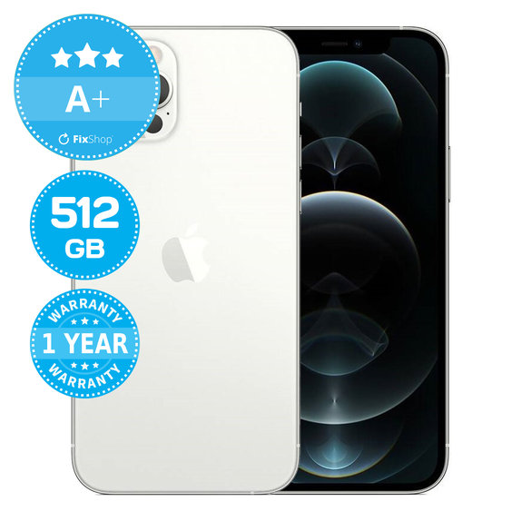 Apple iPhone 12 Pro Silver 512GB A+ Refurbished