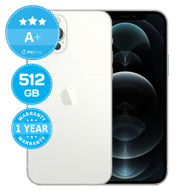 Apple iPhone 12 Pro Silver 512GB A+ Refurbished