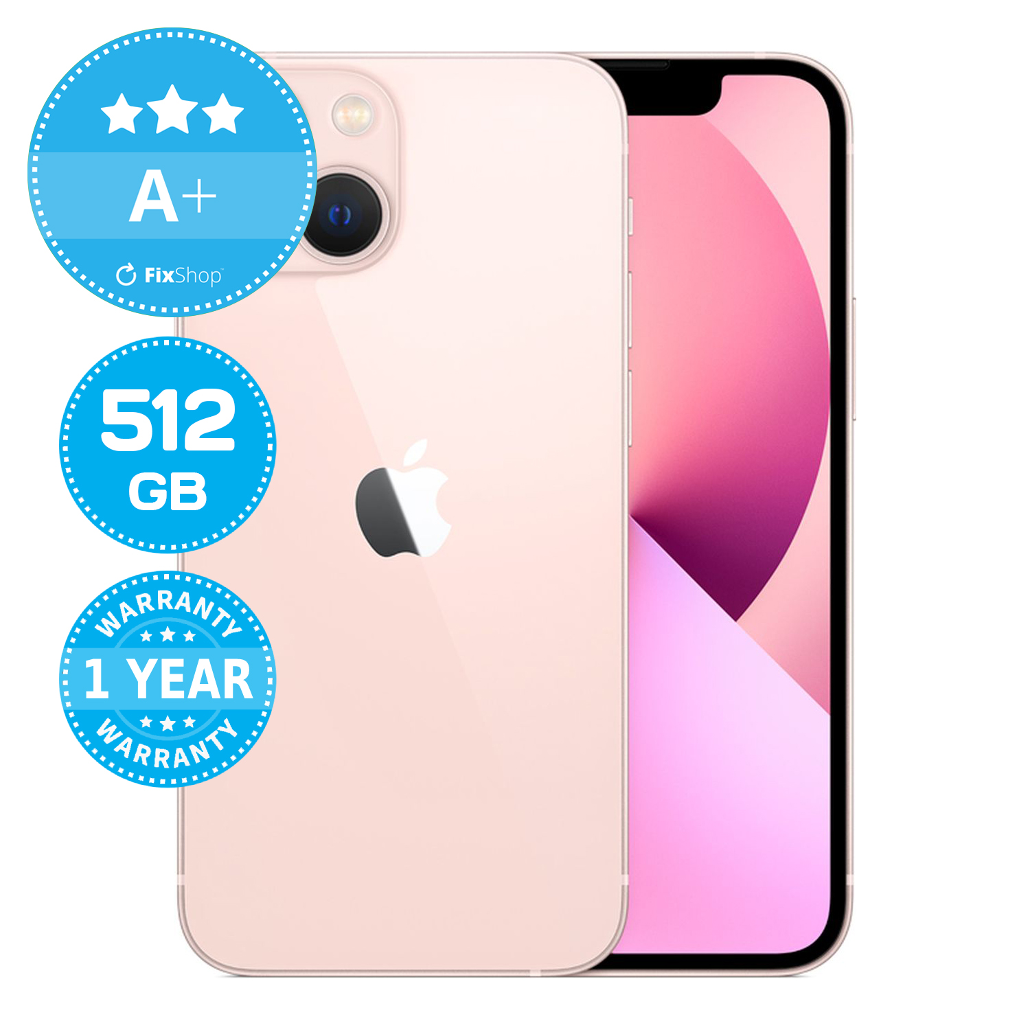 Apple iPhone 13 Mini Pink 512GB A+ Refurbished | FixShop