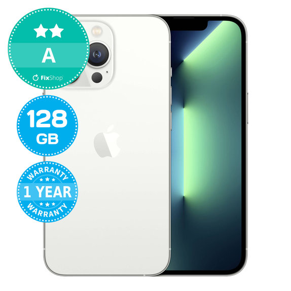 Apple iPhone 13 Pro Silver 128GB A Refurbished