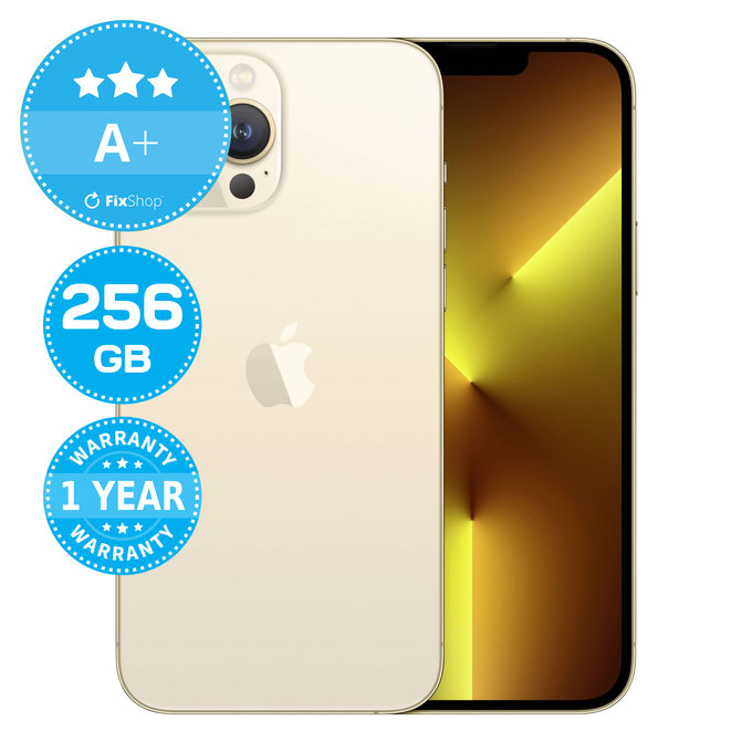 Apple iPhone 13 Pro Max Gold 256GB A+ Refurbished
