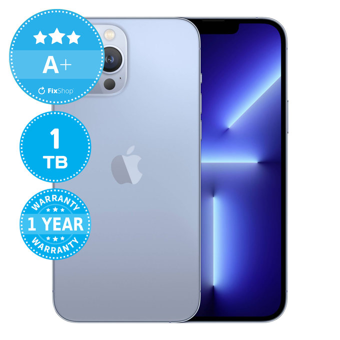 Apple iPhone 13 Pro Max Sierra Blue 1TB A+ Refurbished