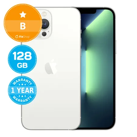 Apple iPhone 13 Pro Max Silver 128GB B Refurbished