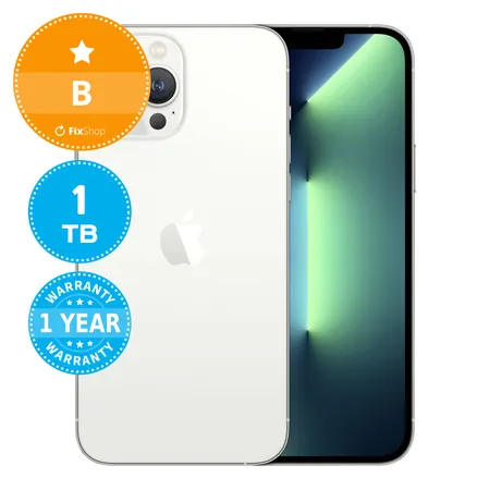 Apple iPhone 13 Pro Max Silver 1TB B Refurbished