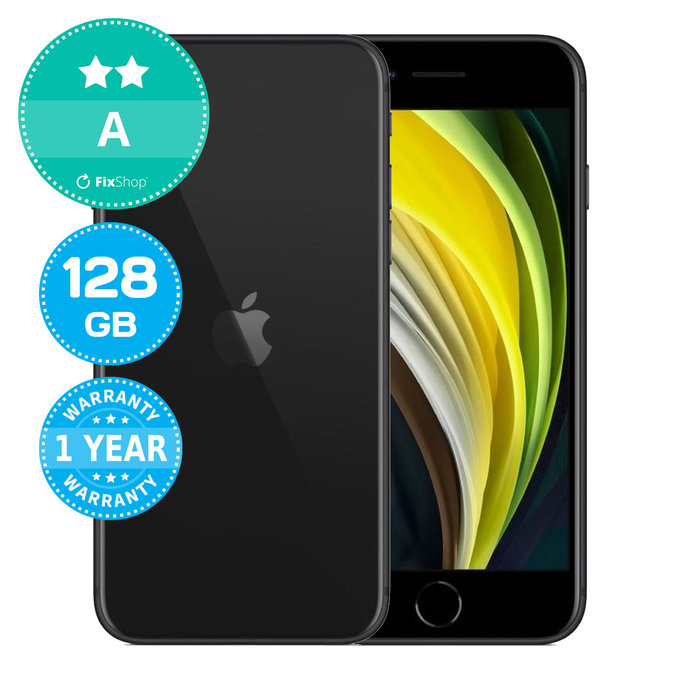 Apple iPhone SE (3rd Gen 2022) Midnight 128GB A Refurbished